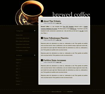 Brewed Coffee