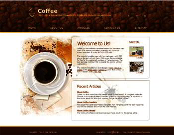 Coffee Free Website Template
