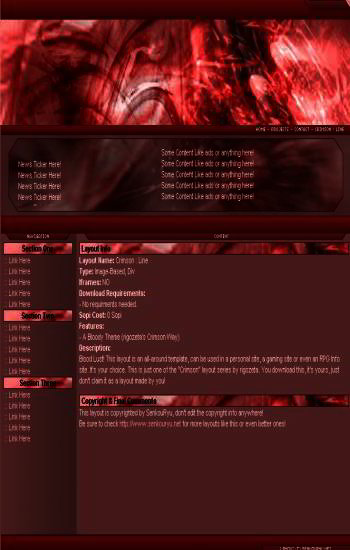Crimson lines