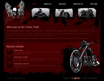 Free Motor Website Template.