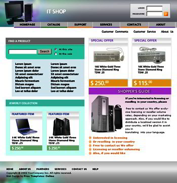IT Shop Layout