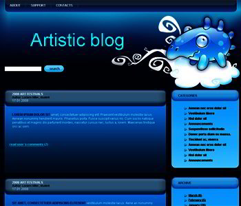 Artistic Web Templates