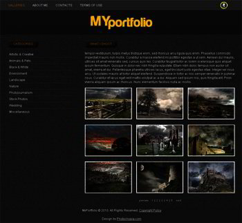 Online Photo Portfolio