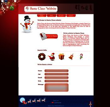 Santa Claus Website