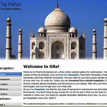 Taj Mahal Template
